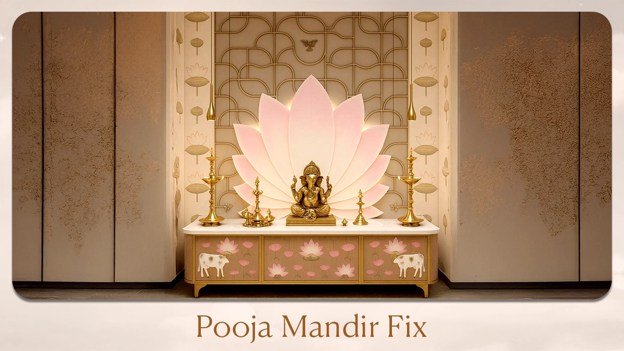 Pooja Mandir Fix